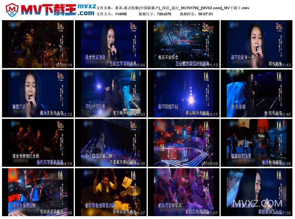 那英-那式情歌(中国新歌声)_国语_流行_MC701782
